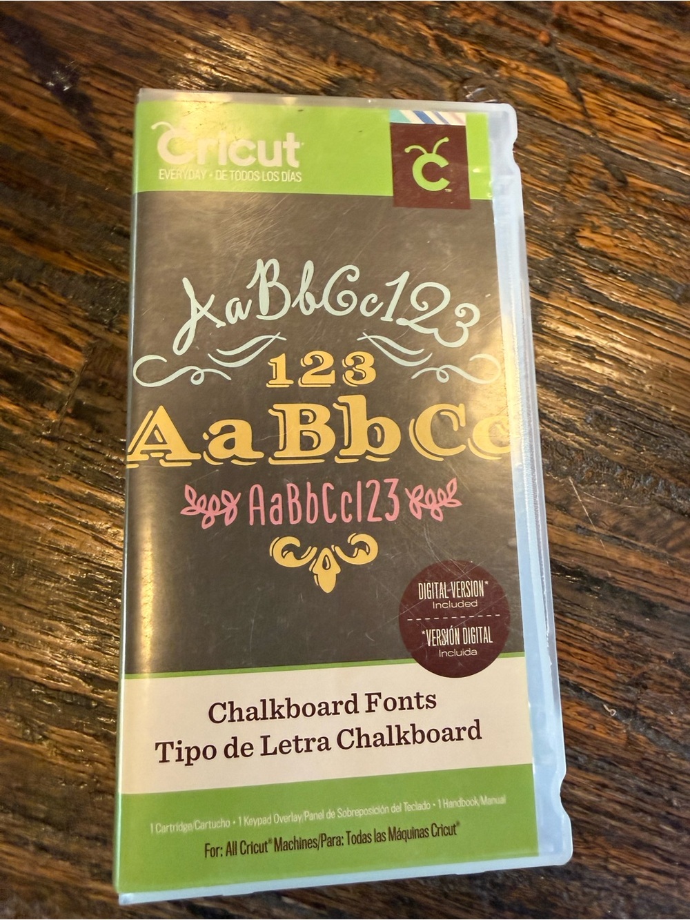 Cricut Expression Chalkboard Fonts Cartridge